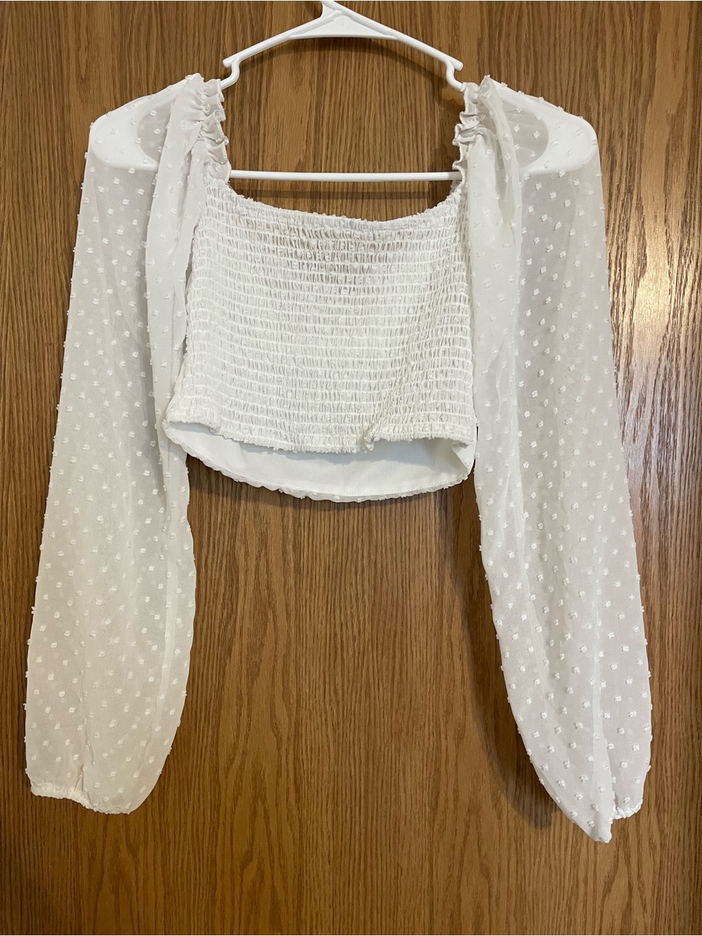 Women’s Cropped Blouse - Picture 2 of 2